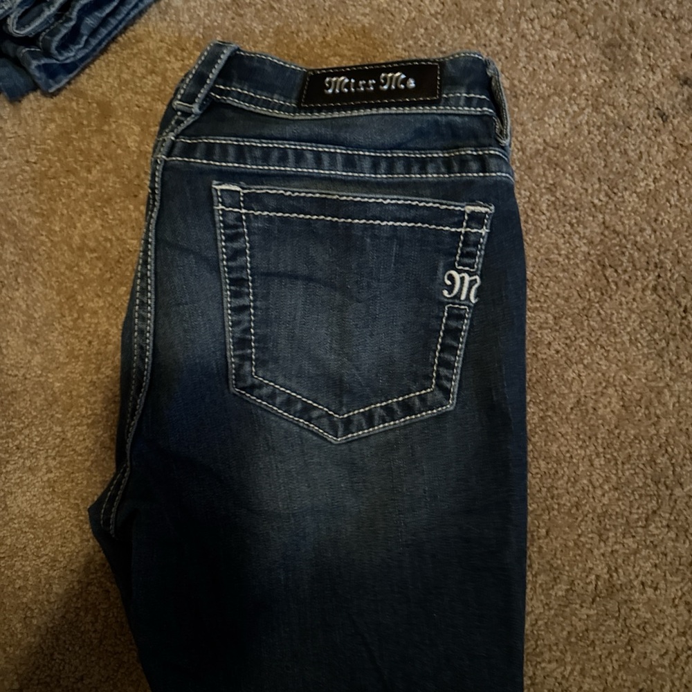 Miss Me Dark Blue Denim Jeans